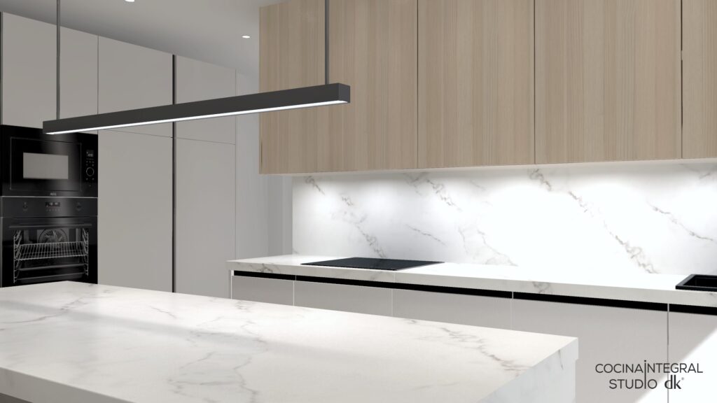 cocinas a medida Marbella villa 1 DK Cocina Integral Studio render 