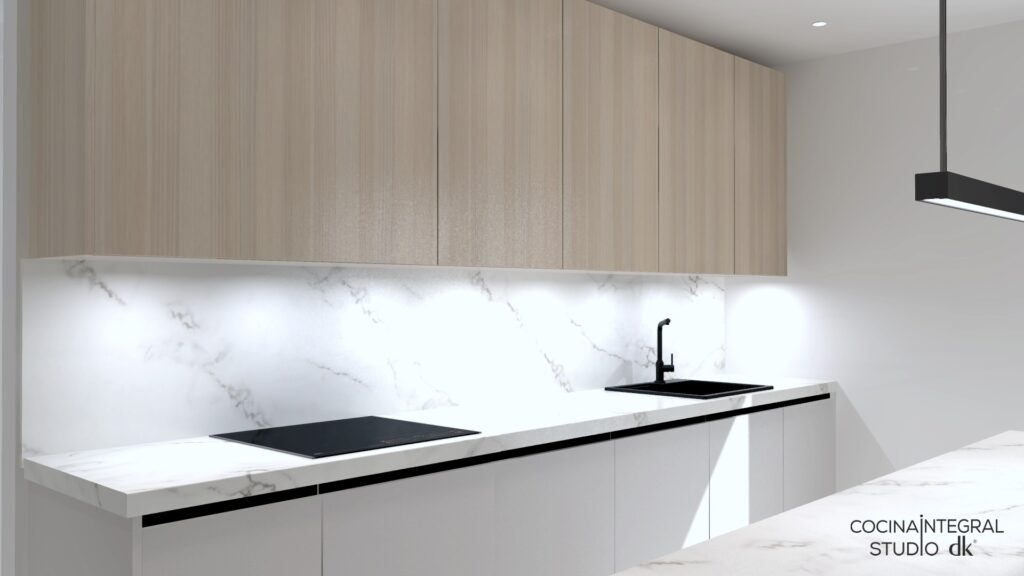 cocinas a medida Marbella villa 1 DK Cocina Integral Studio render 