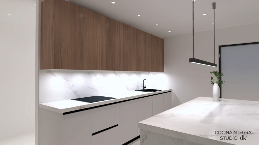 cocinas a medida Marbella villa 2 DK Cocina Integral Studio render