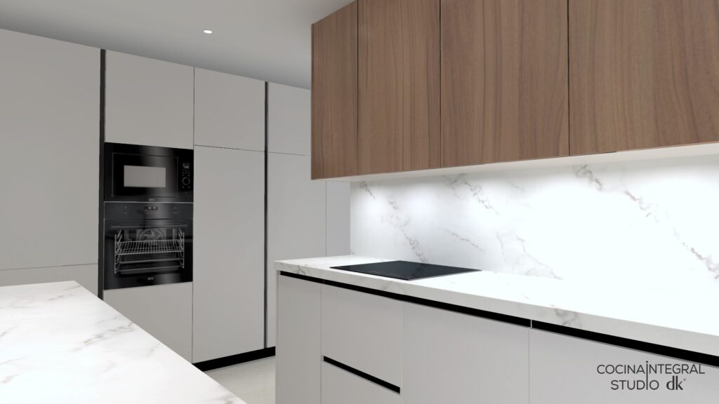 cocinas a medida Marbella villa 2 DK Cocina Integral Studio render